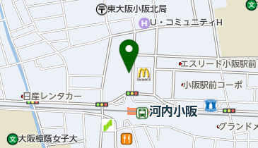 ドコモショップ 小阪店の地図画像