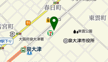 いずみおおつ動物病院の地図画像