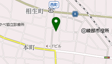 フットケアサロン綾の地図画像