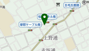 カリビオヘアーの地図画像