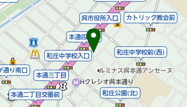 ソルベ薬局 呉本通店の地図画像
