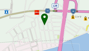 メナードフェイシャルサロン徳島藍の地図画像