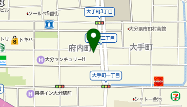 大分働き方改革推進支援センターの地図画像