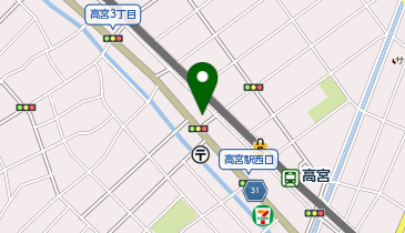 リトルワールド高宮保育園の地図画像