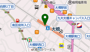 げんき堂整骨院大橋店の地図画像