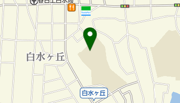 白水小学校放課後児童クラブ・すまいるクラブの地図画像