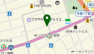 福岡ゆきざきセレクト館の地図画像