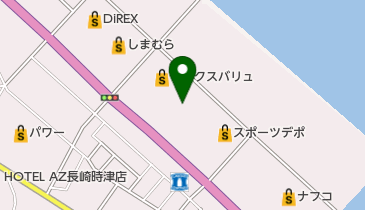 シュープラザ長崎時津店の地図画像