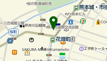 紀伊國屋書店熊本営業所の地図画像