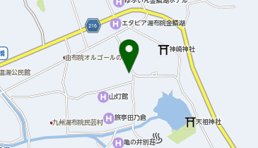 豆吉本舗 湯布院店の地図画像