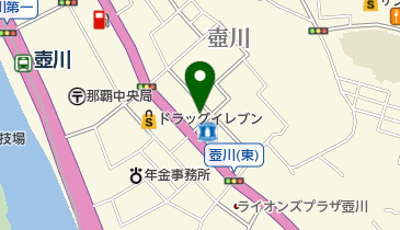 マリンハウスおきなわの地図画像