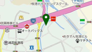 湧川オートサービスの地図画像
