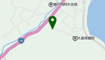 阿木名保育所の地図画像