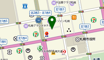 株式会社日本経済社札幌支社の地図画像
