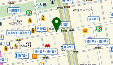 大成有楽不動産株式会社札幌支店の地図画像