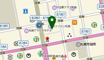 カラーワークス札幌の地図画像