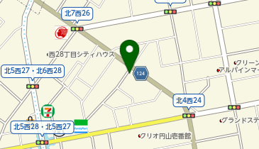 美肌の部屋の地図画像