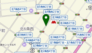 平和理容室の地図画像