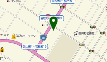 少林寺拳法富良野光明寺道院の地図画像