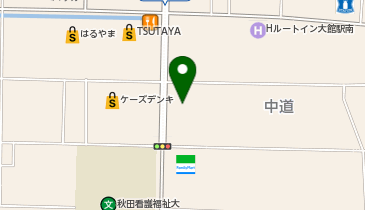 ツルハ調剤薬局大館中道店の地図画像