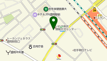 ファブテラスいわての地図画像