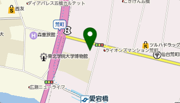 仙台市 荒町市民センターの地図画像