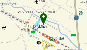 モニカ薬局北仙台店の地図画像