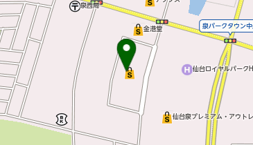 TheShoesStock仙台泉の地図画像