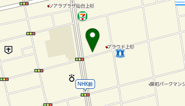 伊達な男の理髪店の地図画像