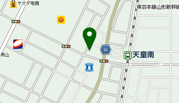 タマホーム株式会社天童店の地図画像