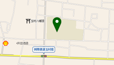 玉村小学校放課後児童クラブの地図画像