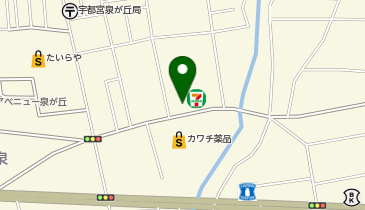 栃木県健康倶楽部学童保育事務局の地図画像