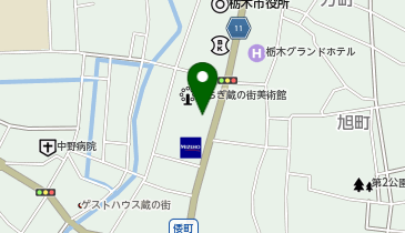 蘭と月栃木店の地図画像