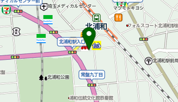 まくるーる北浦和店の地図画像