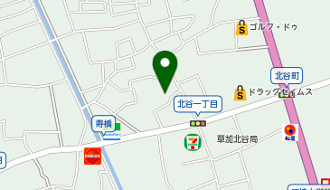 児童デイサービスプラス&alpha;草加北谷の地図画像