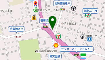 香鶏酒房鳥八本郷三丁目店の地図画像