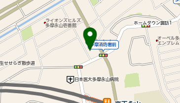 トヨタモビリティ東京株式会社 多摩永山店の地図画像