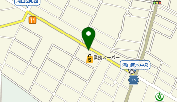 日本亭東久留米滝山店の地図画像