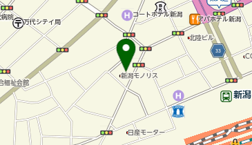 新潟ねこの病院の地図画像