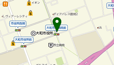 美容室ビープラス大和鶴間店の地図画像