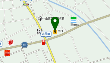 恵那市役所 恵那中央出張所の地図画像