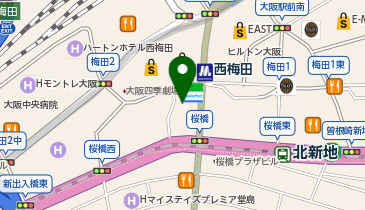 透正堂歯科・矯正歯科大阪梅田院の地図画像