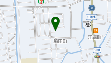 訪問マッサージやかわの地図画像