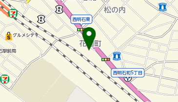 西井卓球場の地図画像