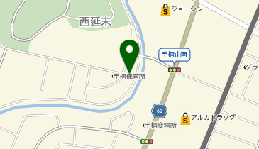 手柄ひまわりホーム障害者支援施設の地図画像