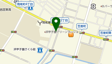 阪神理容の地図画像