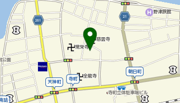 日蓮宗久成寺の地図画像