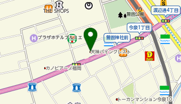 行政書士福岡法務の地図画像