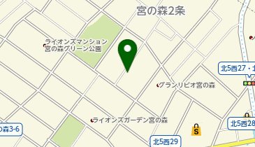 ほわいとはうす宮の森の地図画像