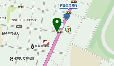株式会社白洗舎綜合クリーニング ワンデイ東福島店の地図画像